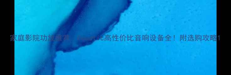 图片 家庭影院功放推荐：Coustic高性价比音响设备全！附选购攻略1