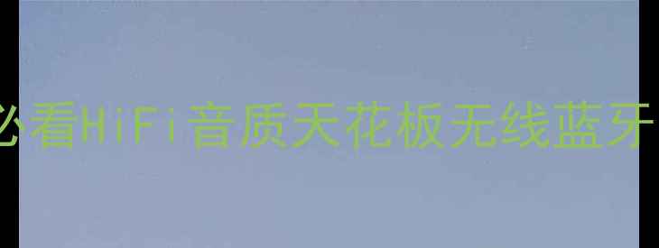 图片 家庭影院必看HiFi音质天花板无线蓝牙音箱推荐1