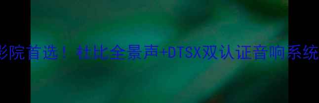 图片 家庭影院首选！杜比全景声+DTSX双认证音响系统深度1
