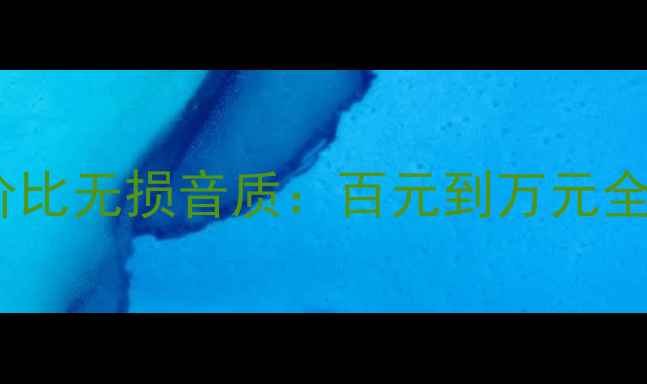 图片 家庭音响选购指南高性价比无损音质：百元到万元全价位段推荐及避坑攻略2