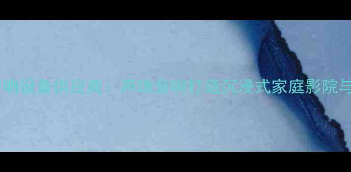 图片 广州番禺专业音响设备供应商：声珑音响打造沉浸式家庭影院与Hi-Fi音乐体验