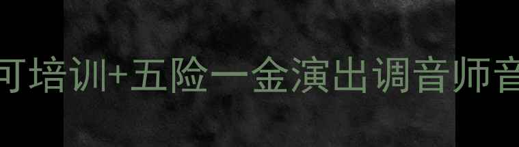 图片 广州舞台音响高薪急招！0经验可培训+五险一金演出调音师音响工程师设备维护专员招募中1