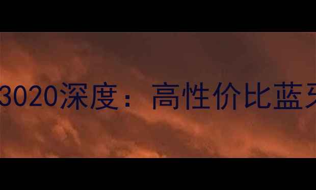 图片 度爆款！索尼蓝牙音箱3020深度：高性价比蓝牙音箱推荐与选购指南1