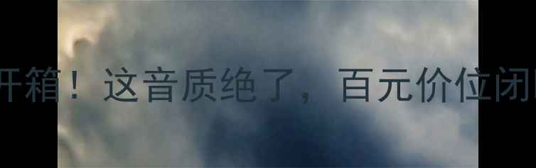图片 德国8寸低音炮开箱！这音质绝了，百元价位闭眼入沉浸式听感