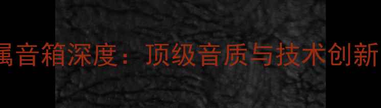 图片 德国意力金属音箱深度：顶级音质与技术创新的视听盛宴2