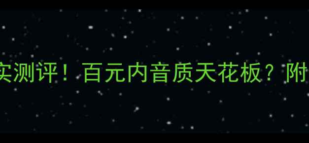 图片 德国黄金一瓦功放真实测评！百元内音质天花板？附选购指南和避坑攻略1
