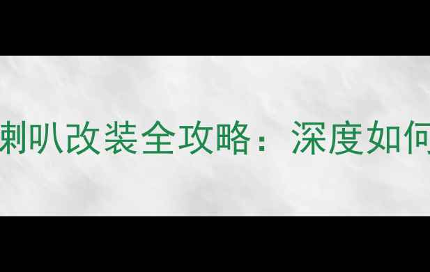 图片 惠威D系列汽车音响喇叭改装全攻略：深度如何打造顶级声效系统1