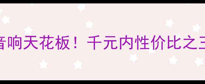 图片 惠威线阵音响天花板！千元内性价比之王深度测评