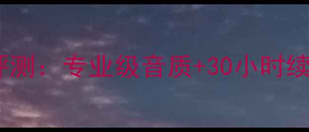 图片 新款蓝牙音箱深度评测：专业级音质+30小时续航，高性价比首选2