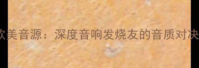 图片 日本功放VS欧美音源：深度音响发烧友的音质对决与选购指南1