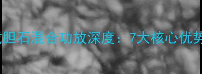 图片 最新升级车载胆石混合功放深度：7大核心优势与选型指南2