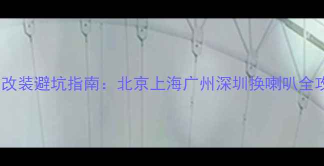图片 最新报价汽修店音响改装避坑指南：北京上海广州深圳换喇叭全攻略（含品牌对比）1