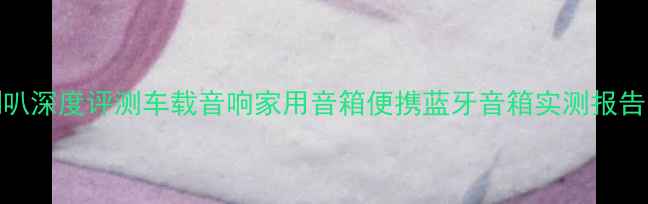 图片 最新款2寸全频喇叭深度评测车载音响家用音箱便携蓝牙音箱实测报告：高性价比选择1