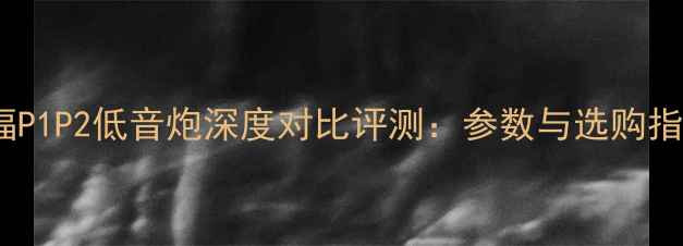 图片 来福P1P2低音炮深度对比评测：参数与选购指南1
