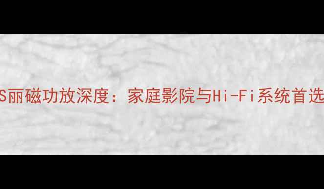 图片 欧博功放VS丽磁功放深度：家庭影院与Hi-Fi系统首选对比指南1