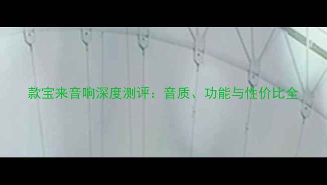 图片 款宝来音响深度测评：音质、功能与性价比全