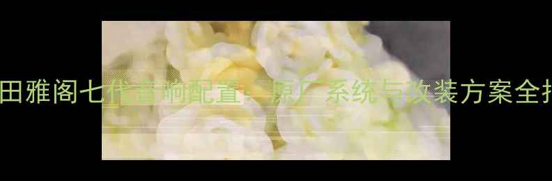 图片 款本田雅阁七代音响配置：原厂系统与改装方案全指南2