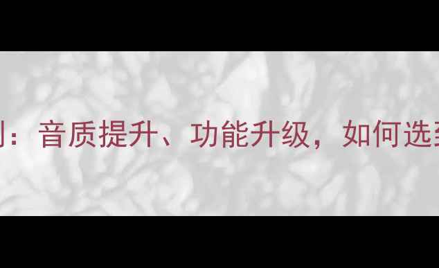 图片 款标致408音响深度评测：音质提升、功能升级，如何选到高性价比车型音响？1