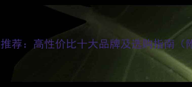 图片 汽车同轴喇叭推荐：高性价比十大品牌及选购指南（附实测数据）1