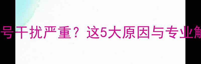 图片 汽车音响信号干扰严重？这5大原因与专业解决方案全1