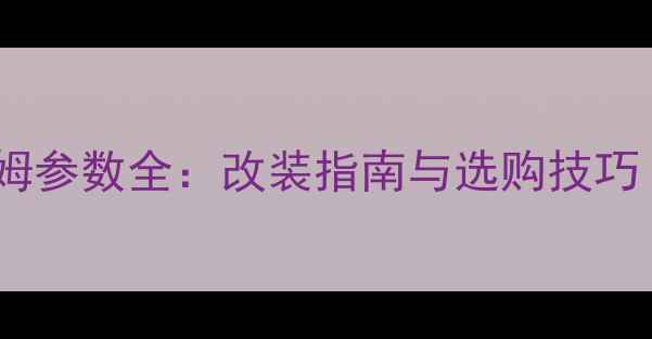 图片 汽车音响喇叭欧姆参数全：改装指南与选购技巧（附品牌推荐）2