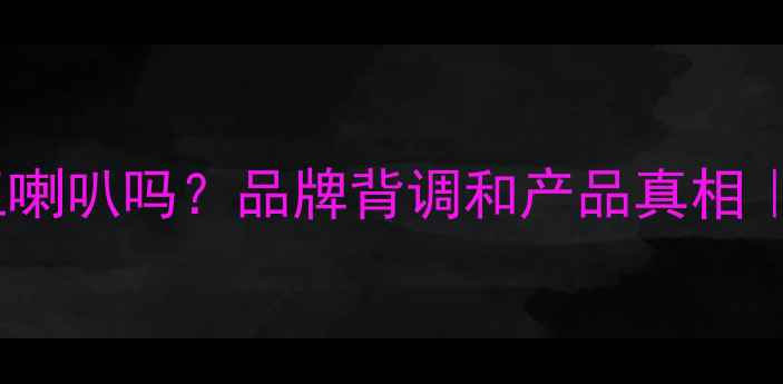 图片 法国劲浪是代工喇叭吗？品牌背调和产品真相｜实测测评报告2