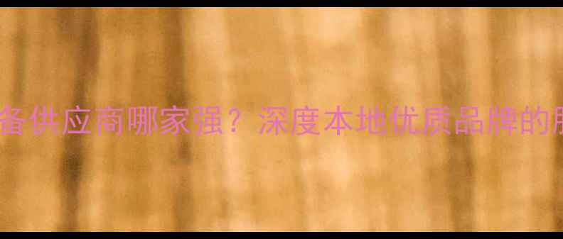 图片 济南专业音响设备供应商哪家强？深度本地优质品牌的服务与技术优势2