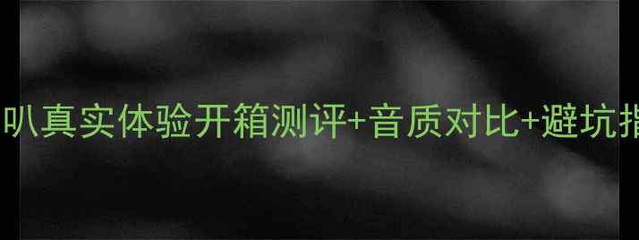 图片 淘宝平价丹拿高音喇叭真实体验开箱测评+音质对比+避坑指南（附安装教程）1