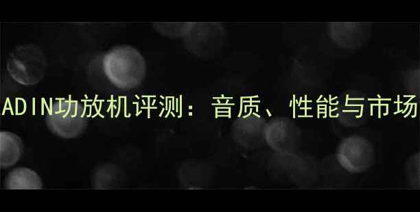 图片 深度PALADIN功放机评测：音质、性能与市场口碑全2