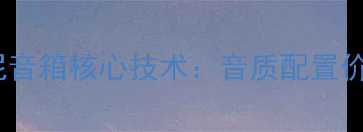 图片 深度对比尊宝VS达尼音箱核心技术：音质配置价格全维度选购指南1