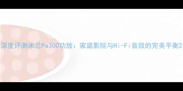 图片 深度评测米兰Pa300功放：家庭影院与Hi-Fi音效的完美平衡2