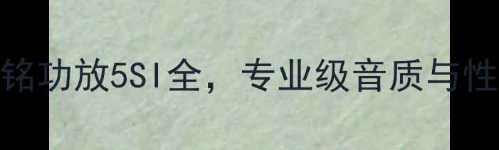 图片 深度评测：铭功放5SI全，专业级音质与性价比如何？