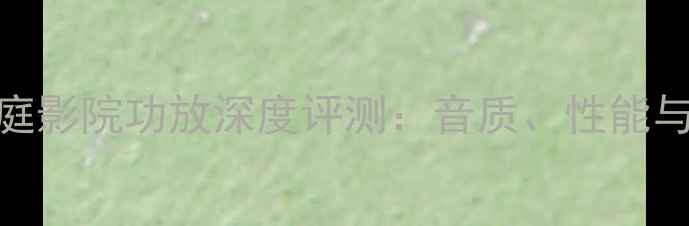 图片 瑞士FM811家庭影院功放深度评测：音质、性能与使用体验全1