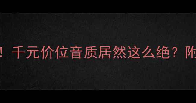 图片 笙格十五寸音箱真实测评！千元价位音质居然这么绝？附详细价格对比和选购指南