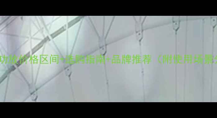 图片 纯前级功放价格区间+选购指南+品牌推荐（附使用场景分析）1