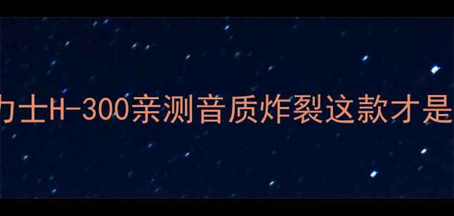 图片 纯甲类功放天花板！力士H-300亲测音质炸裂这款才是家庭影院王炸配置！2