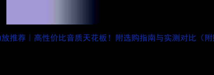 图片 美国H类数字功放推荐｜高性价比音质天花板！附选购指南与实测对比（附赠避坑攻略）2