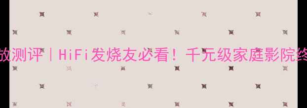 图片 美国Viola功放测评｜HiFi发烧友必看！千元级家庭影院终极解决方案2