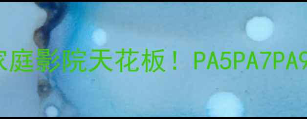 图片 美国帕斯功放亲测家庭影院天花板！PA5PA7PA9哪款值得闭眼入？2
