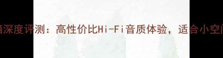 图片 美国狮龙203书架音箱深度评测：高性价比Hi-Fi音质体验，适合小空间家居音响系统升级1
