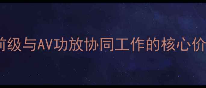 图片 胆前级与AV功放协同工作的核心价值2