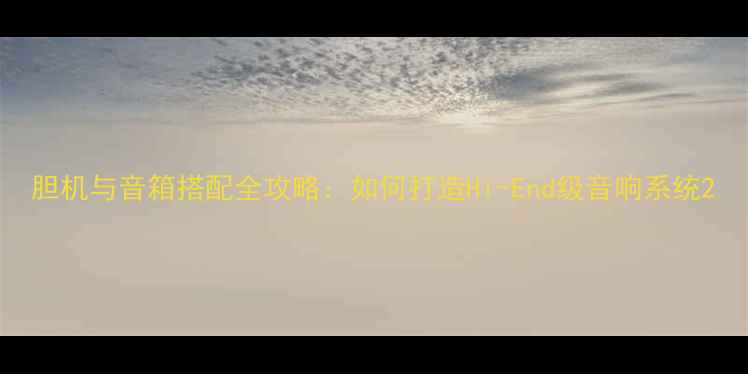 图片 胆机与音箱搭配全攻略：如何打造Hi-End级音响系统2
