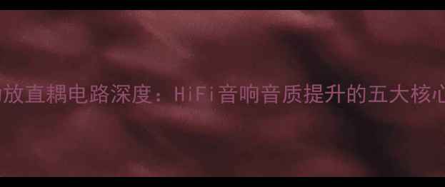 图片 胆机功放直耦电路深度：HiFi音响音质提升的五大核心优势2