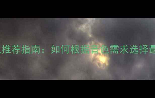 图片 胆机喇叭推荐指南：如何根据音色需求选择最佳搭配1