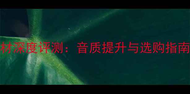 图片 范登豪122喇叭线材深度评测：音质提升与选购指南（附实测数据）1