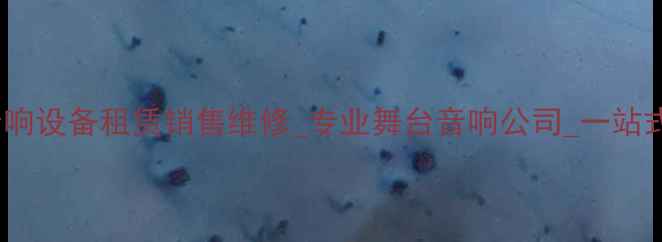 图片 西安舞台音响设备租赁销售维修_专业舞台音响公司_一站式解决方案1