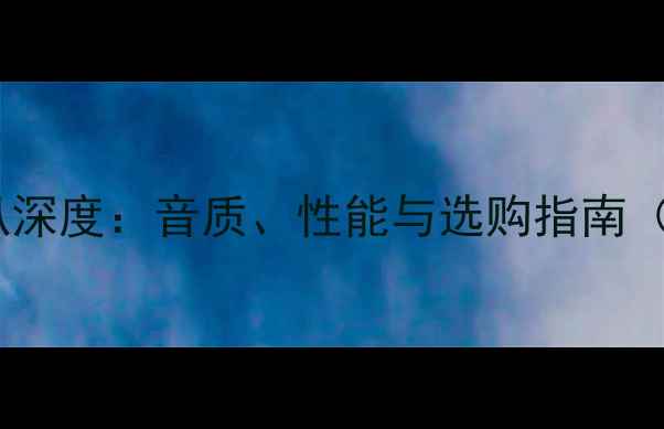 图片 西雅士低音喇叭深度：音质、性能与选购指南（附实测报告）1