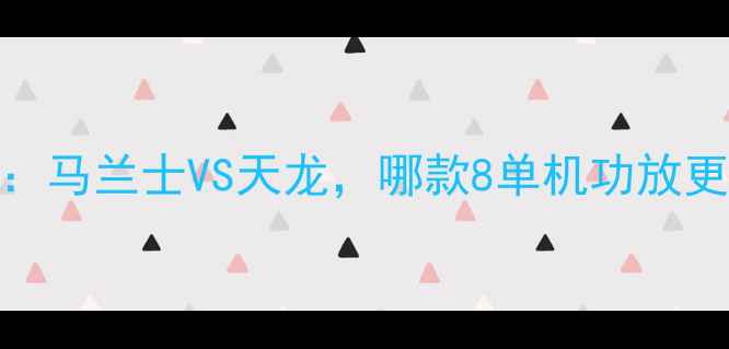 图片 评测报告：马兰士VS天龙，哪款8单机功放更值得买？