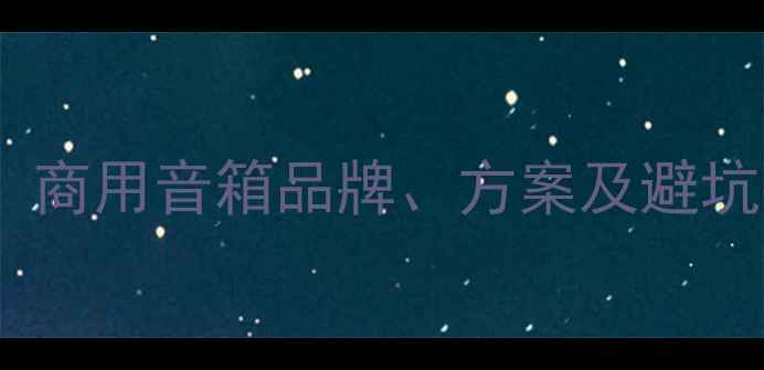 图片 货车音响改装全攻略：商用音箱品牌、方案及避坑指南（附最新推荐）2