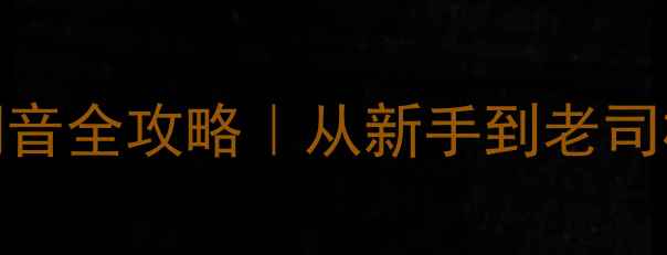 图片 起亚嘉华音响调音全攻略｜从新手到老司机必看设置教程